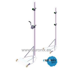 Movable metallic volleyball indoor mechanism - EPV004