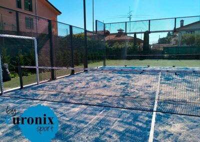 Paddle tennis court euroglass in Tuscany