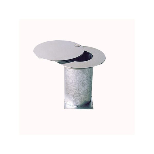 EPI16400 Anclaje Tintero con Tapa acero inox.
