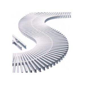 EPI19010 Modulo Rejilla Transversal Para Curvas ALTO 22mm x ANCHO 195 mm
