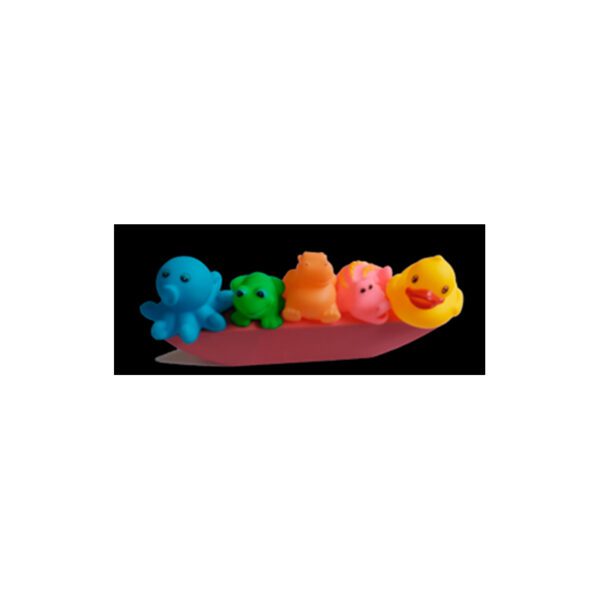 EPI6005 Barco animales goma (5 unidades)