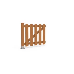 Puerta para valla de madera- EVLL11