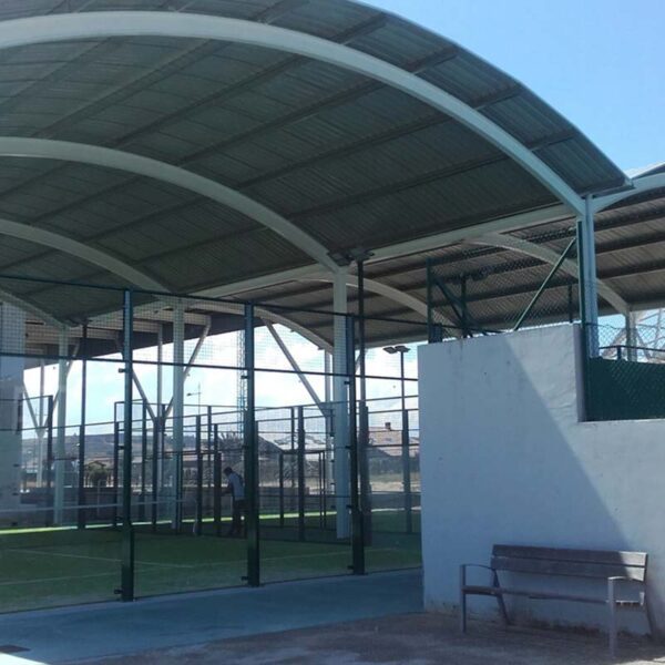 Curved roof 8 pillars 0-450mts