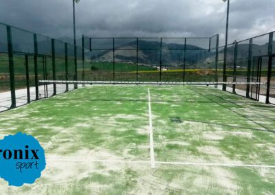 Padel court in Olcoz