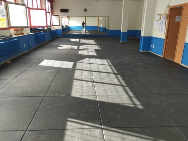 Fine dense-grained gymnasium tile - Image 8