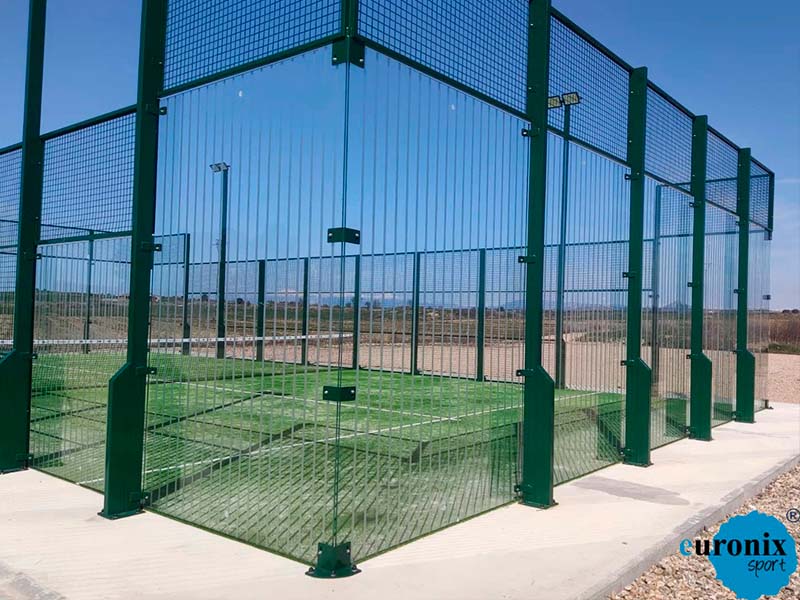 Pista de pádel anti aves Jarque de Moncayo