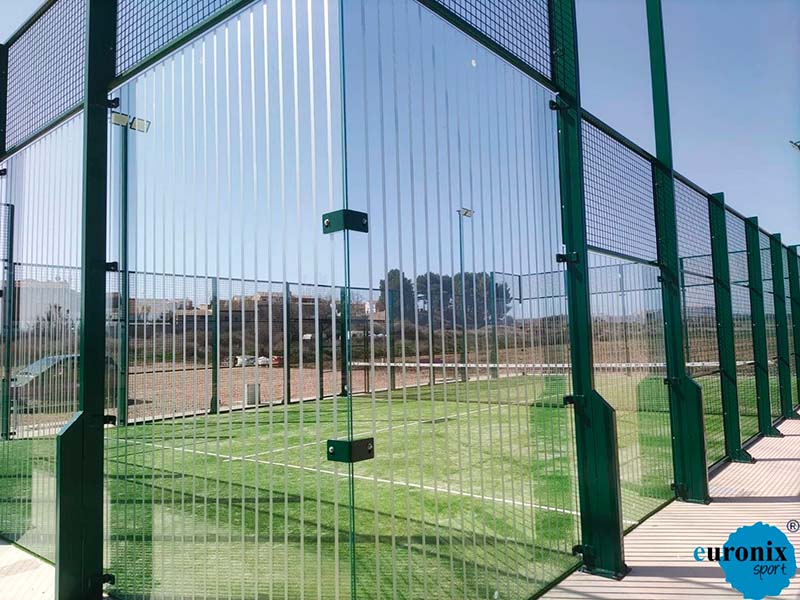 Pista de pádel anti aves Jarque de Moncayo