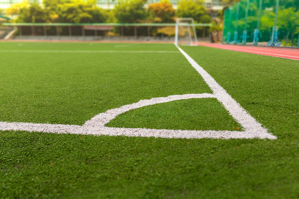 durabilidad en una pista de fútbol